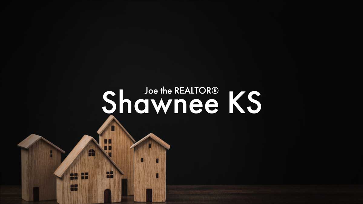 a house with text that says shawnee ks