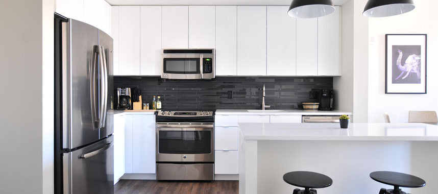 a nicely staged kitchen for sales