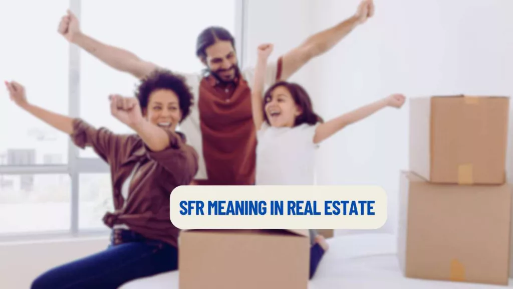 SFR definition real estate
