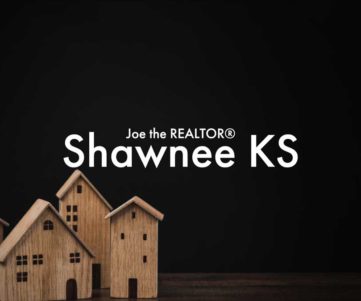 a house with text that says shawnee ks